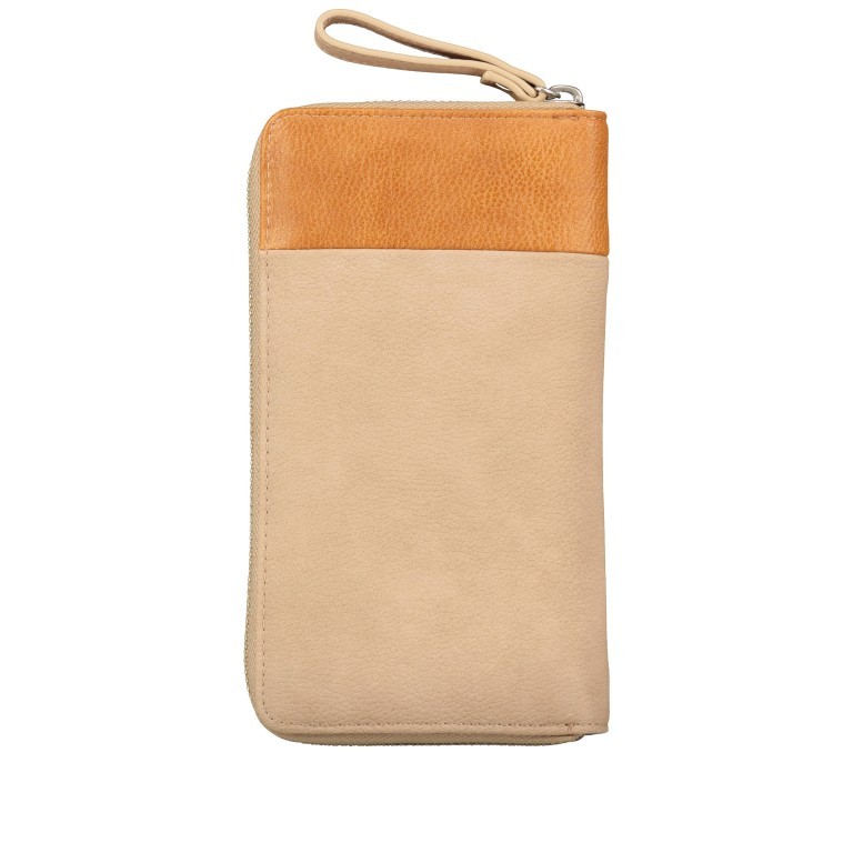 Geldbörse Eva Wallet EV2, Farbe: schwarz, grau, blau/petrol, braun, cognac, taupe/khaki, grün/oliv, rosa/pink, gelb, beige, Marke: Zwei, Abmessungen in cm: 19x11x3, Bild 3 von 4