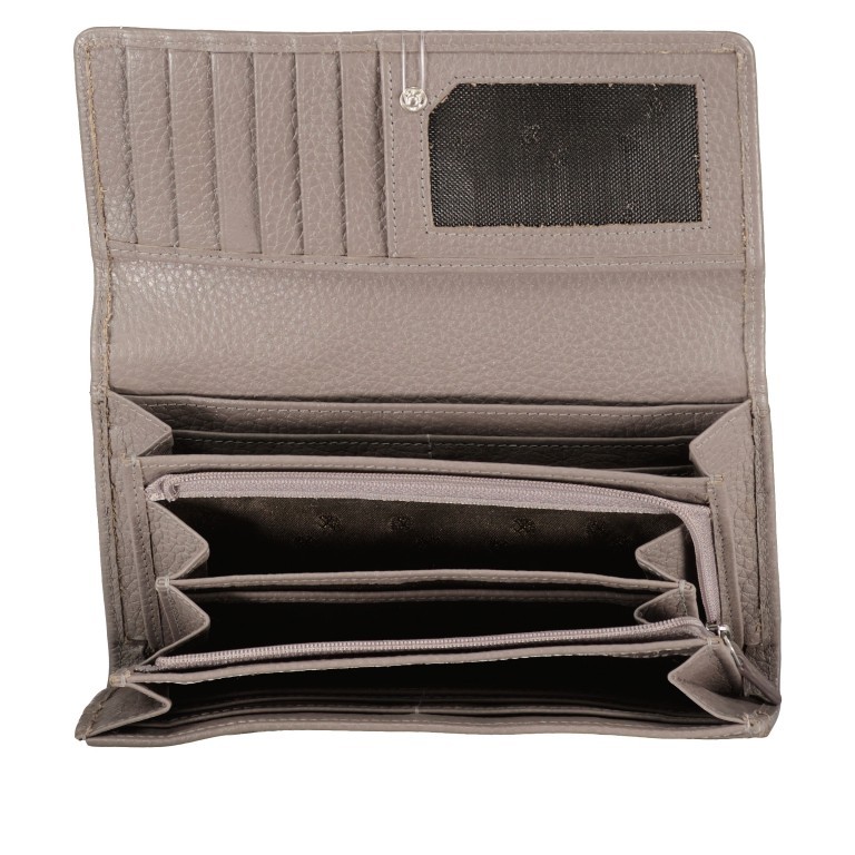 Geldbörse Nappa mit RFID-Schutz Grau, Farbe: grau, Marke: Hausfelder Manufaktur, EAN: 4065646011670, Abmessungen in cm: 19x10.5x3, Bild 4 von 4