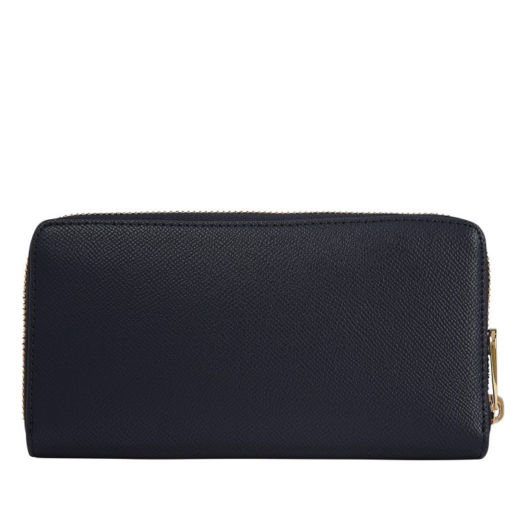 Geldbörse Club Large Zip Around Wallet Black, Farbe: schwarz, Marke: Tommy Hilfiger, EAN: 8720114659681, Abmessungen in cm: 19x10x2, Bild 2 von 2