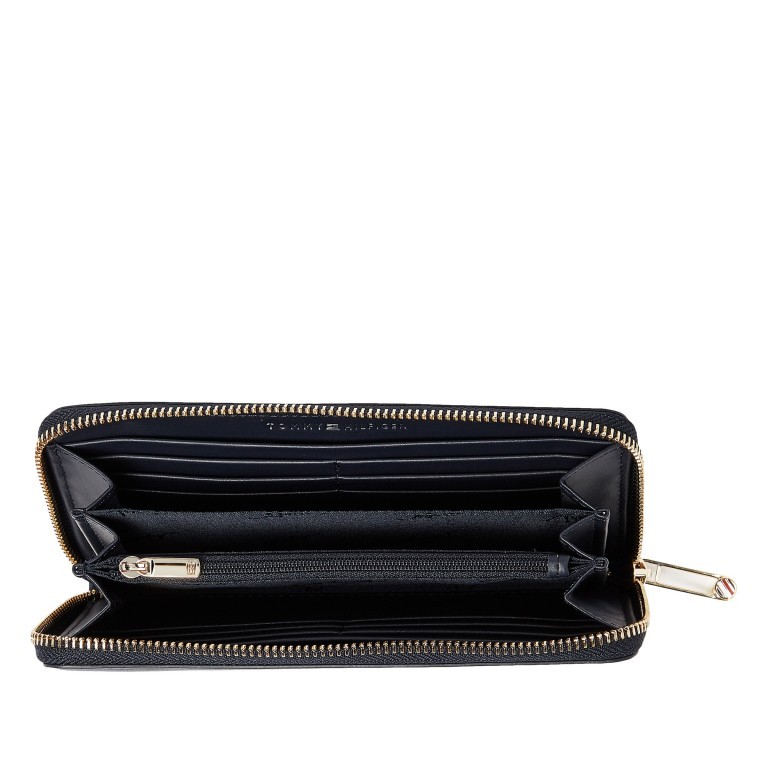 Geldbörse Iconic Large Wallet Zip Around Desert Sky, Farbe: blau/petrol, Marke: Tommy Hilfiger, EAN: 8720116552898, Abmessungen in cm: 19x10.5x2, Bild 3 von 3