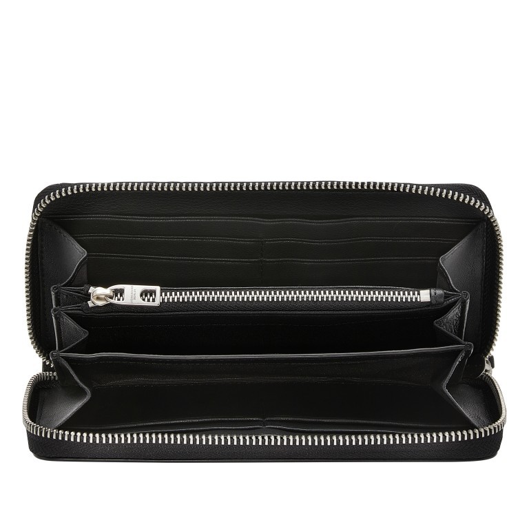 Geldbörse Erin Sally Wallet mit RFID-Schutz Black, Farbe: schwarz, Marke: Liebeskind Berlin, EAN: 4064657036214, Abmessungen in cm: 19x9.5x2.5, Bild 3 von 4
