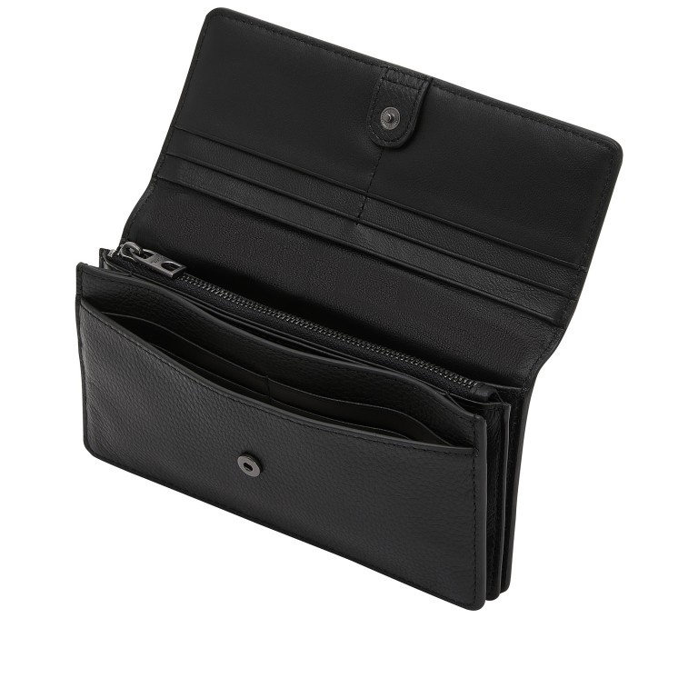 Geldbörse Gray5 Slam Wallet mit RFID-Schutz Black, Farbe: schwarz, Marke: Liebeskind Berlin, EAN: 4064657031745, Abmessungen in cm: 18.5x10x2.5, Bild 3 von 4