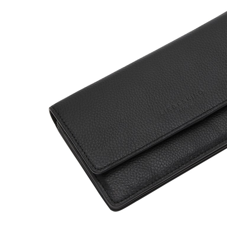 Geldbörse Gray5 Slam Wallet mit RFID-Schutz Black, Farbe: schwarz, Marke: Liebeskind Berlin, EAN: 4064657031745, Abmessungen in cm: 18.5x10x2.5, Bild 4 von 4