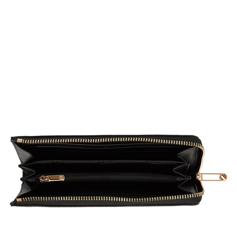 Geldbörse Joy Large Wallet Zip Around Black, Farbe: schwarz, Marke: Tommy Hilfiger, EAN: 8720117924922, Abmessungen in cm: 19x11x5, Bild 3 von 4