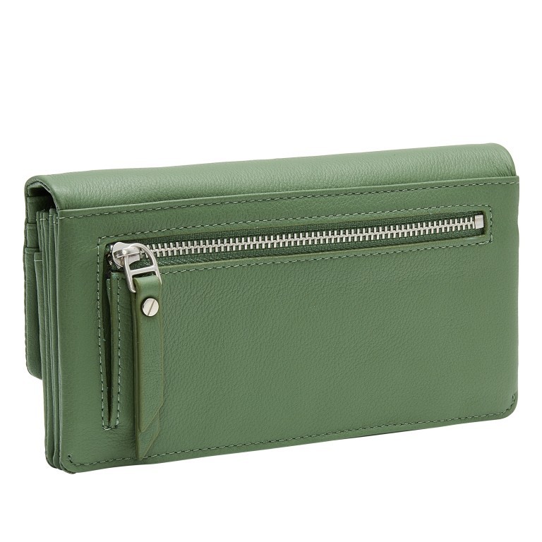 Geldbörse Harris Slam Wallet mit RFID-Schutz Palm Green, Farbe: grün/oliv, Marke: Liebeskind Berlin, EAN: 4099593007011, Abmessungen in cm: 18.5x10x2.5, Bild 3 von 4