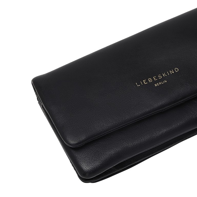 Geldbörse Patty Slam Wallet mit RFID-Schutz Black, Farbe: schwarz, Marke: Liebeskind Berlin, EAN: 4099593008711, Abmessungen in cm: 18.5x10x2.5, Bild 4 von 4
