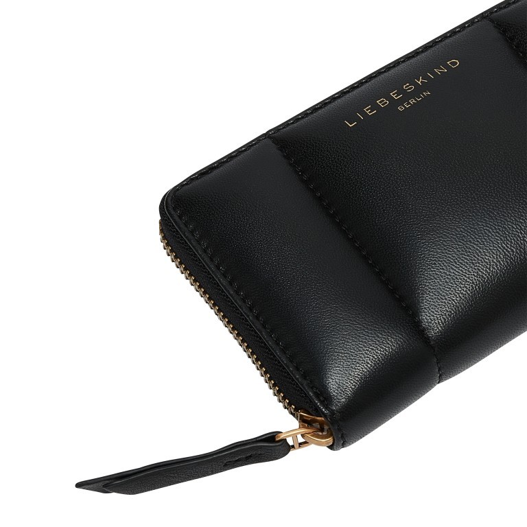Geldbörse Tyra Frieda Wallet Black, Farbe: schwarz, Marke: Liebeskind Berlin, EAN: 4099593010660, Abmessungen in cm: 16x9.5x2.5, Bild 4 von 4