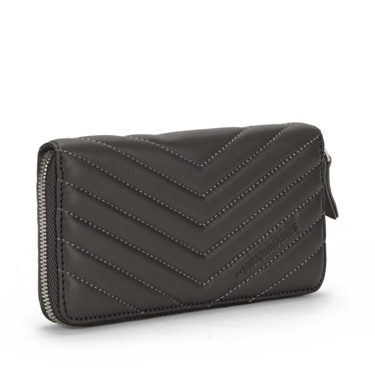Geldbörse Soft Volume Sophie Silky Leather Black, Farbe: schwarz, Marke: Les Visionnaires, EAN: 4262371044700, Abmessungen in cm: 19x10x2.7, Bild 2 von 3