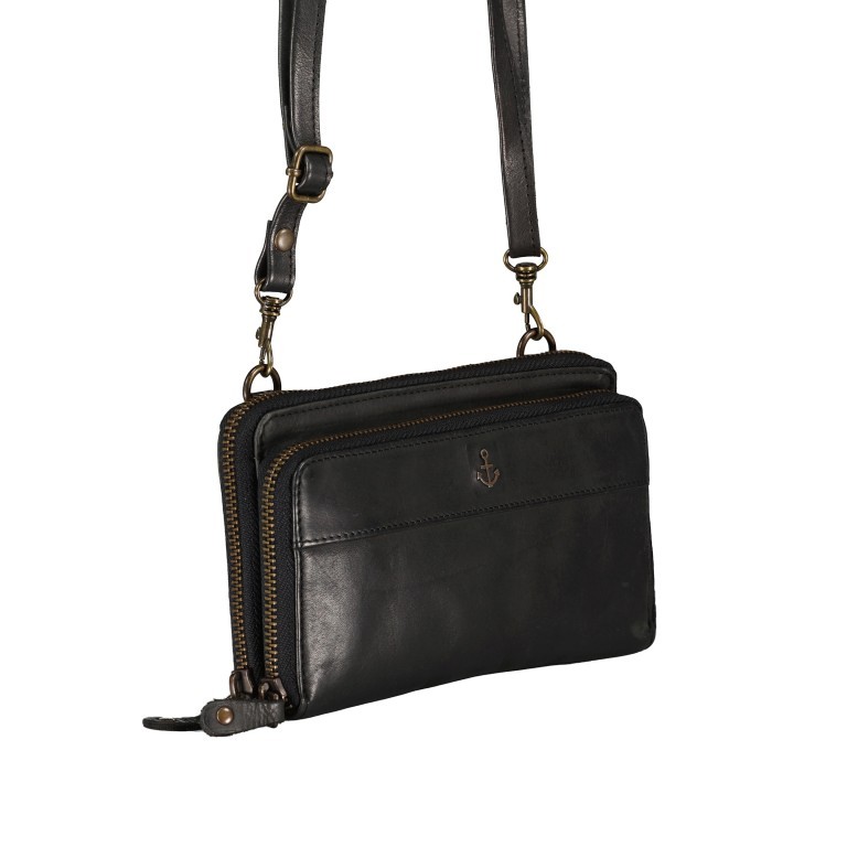Geldbörse / Handytasche Anchor-Love Serena SL-13256 Dark Ash, Farbe: anthrazit, Marke: Harbour 2nd, EAN: 4046478063464, Abmessungen in cm: 19x11.5x3, Bild 2 von 6