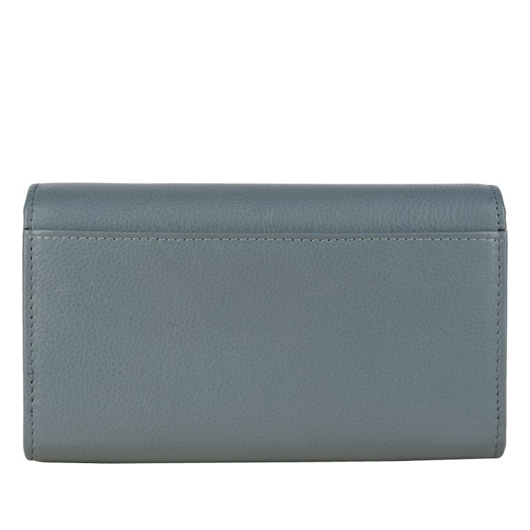 Geldbörse Luise 452, Farbe: schwarz, blau/petrol, taupe/khaki, grün/oliv, rosa/pink, orange, beige, Marke: Flanigan, Abmessungen in cm: 16x9x3.2, Bild 3 von 4