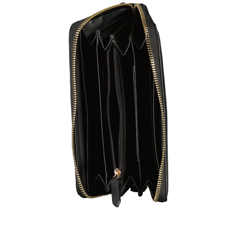 Geldbörse Brixton, Farbe: schwarz, beige, Marke: Valentino Bags, Abmessungen in cm: 19x10x2.5, Bild 4 von 4