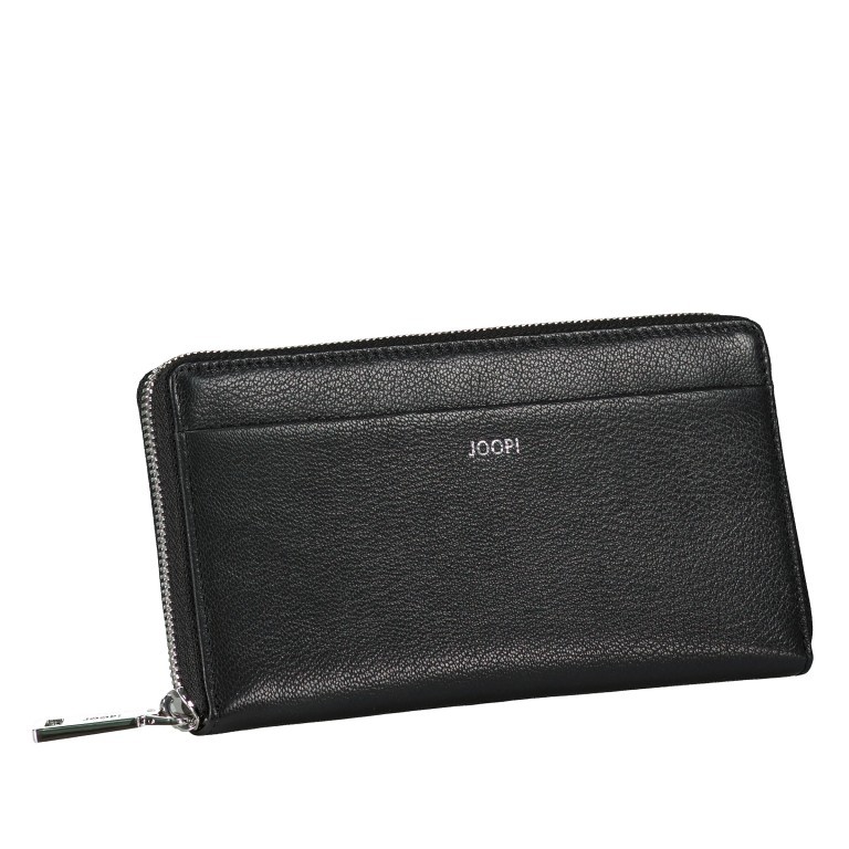 Geldbörse Lantea Yura LH10Z, Farbe: schwarz, grau, blau/petrol, braun, cognac, grün/oliv, rot/weinrot, rosa/pink, orange, Marke: Joop!, Abmessungen in cm: 19x10.5x2, Bild 2 von 5