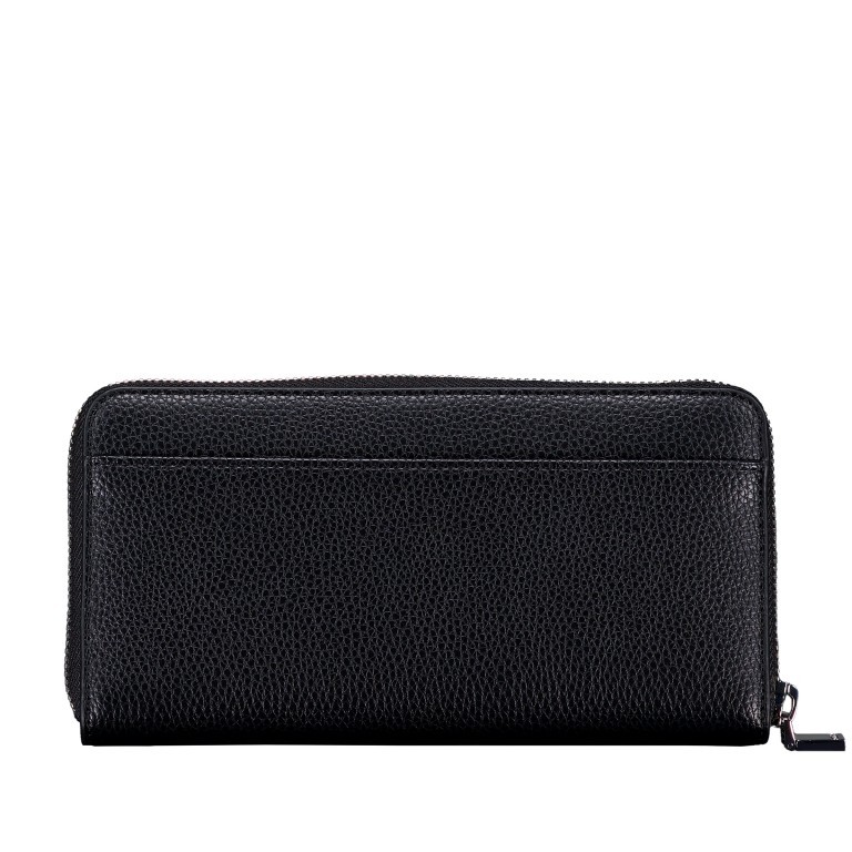 Geldbörse Anett Ziparound, Farbe: schwarz, blau/petrol, cognac, beige, Marke: BOSS, Abmessungen in cm: 19x10x2.5, Bild 3 von 4