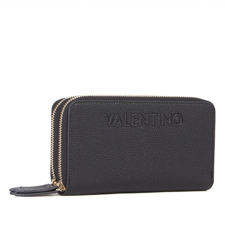Geldbörse Rised Relove Recycle, Farbe: schwarz, beige, Marke: Valentino Bags, Abmessungen in cm: 18.5x10.5x4, Bild 2 von 5