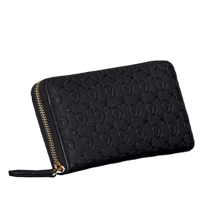 Geldbörse Samba Relove Recycle, Farbe: schwarz, grau, rot/weinrot, beige, Marke: Valentino Bags, Abmessungen in cm: 19x10x2.5, Bild 2 von 4