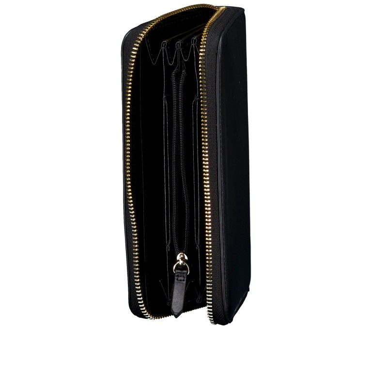 Geldbörse Clio Relove Recycle, Farbe: schwarz, beige, Marke: Valentino Bags, Abmessungen in cm: 19x10x2.5, Bild 4 von 4
