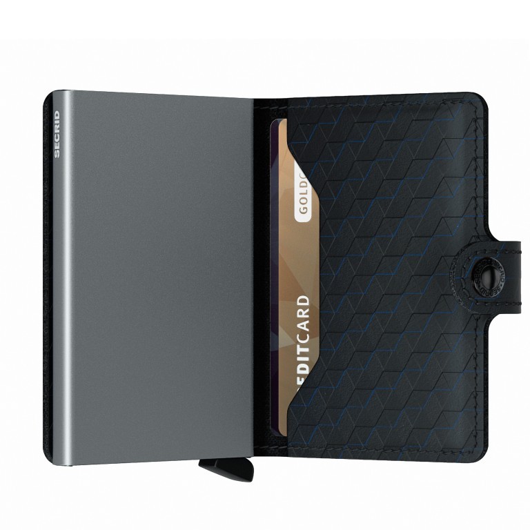 Geldbörse Miniwallet Optical mit RFID-Schutz, Marke: Secrid, Abmessungen in cm: 6.8x10.2x2.1, Bild 3 von 5