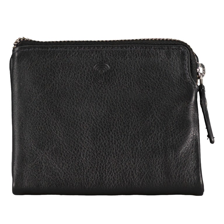 Geldbörse Nappa, Farbe: schwarz, anthrazit, blau/petrol, rot/weinrot, flieder/lila, rosa/pink, beige, Marke: Hausfelder Manufaktur, Abmessungen in cm: 9.5x11.5x2.5, Bild 3 von 4