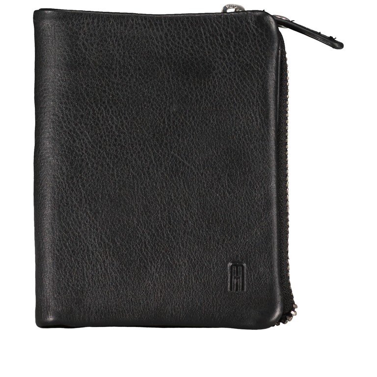 Geldbörse Nappa, Farbe: schwarz, anthrazit, blau/petrol, rot/weinrot, flieder/lila, rosa/pink, beige, Marke: Hausfelder Manufaktur, Abmessungen in cm: 9.5x11.5x2.5, Bild 1 von 4