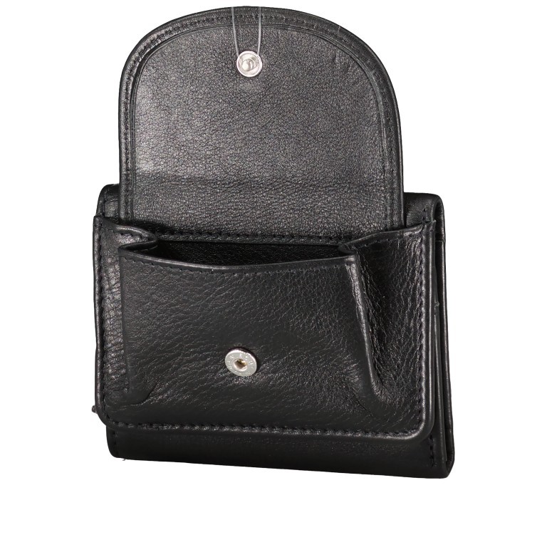 Geldbörse Nappa mit RFID-Schutz, Farbe: schwarz, anthrazit, blau/petrol, rot/weinrot, rosa/pink, beige, Marke: Hausfelder Manufaktur, Abmessungen in cm: 10x8x2, Bild 5 von 5