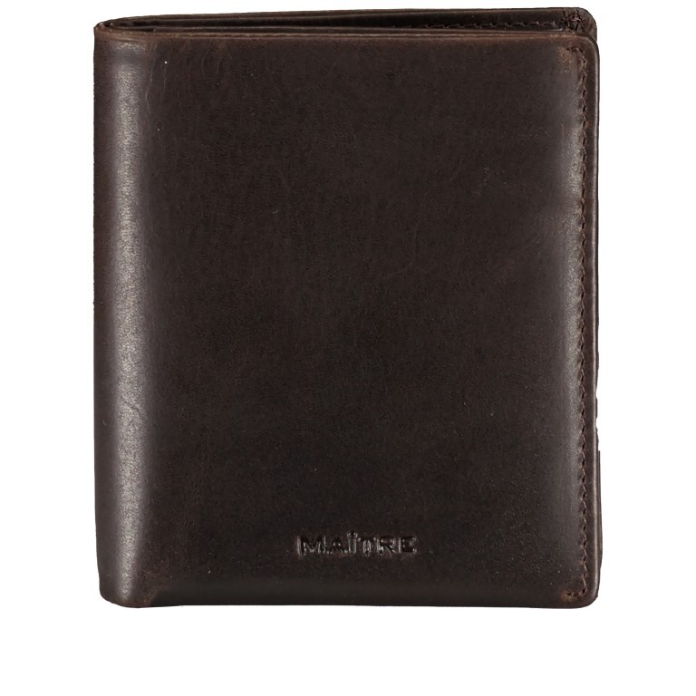 Geldbörse Birkheim Habert mit RFID-Schutz, Farbe: schwarz, braun, Marke: Maitre, Abmessungen in cm: 9x10x2, Bild 1 von 1