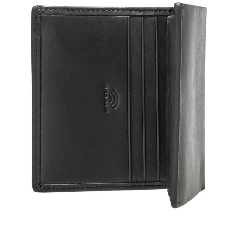 Geldbörse Birkheim Habert mit RFID-Schutz, Farbe: schwarz, braun, Marke: Maitre, Abmessungen in cm: 9x10x2, Bild 2 von 4