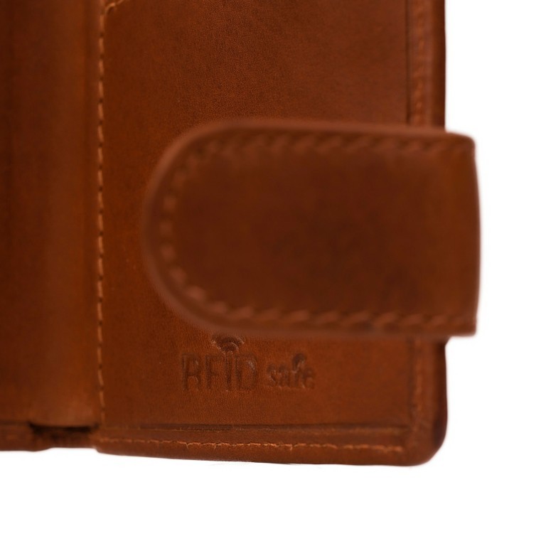 Geldbörse Leicester mit RFID-Schutz, Farbe: schwarz, braun, cognac, Marke: The Chesterfield Brand, Abmessungen in cm: 7x10x2, Bild 5 von 5