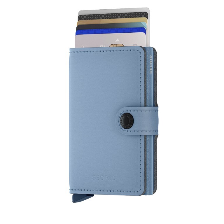 Geldbörse Miniwallet Yard mit RFID-Schutz Sky Blue, Farbe: blau/petrol, Marke: Secrid, EAN: 8718215289326, Abmessungen in cm: 6.8x10.2x1.6, Bild 5 von 5