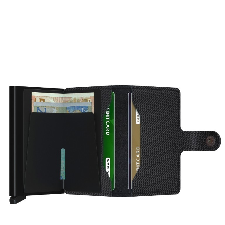 Geldbörse Miniwallet Carbon mit RFID-Schutz, Marke: Secrid, Abmessungen in cm: 6.8x10.2x1.6, Bild 3 von 5