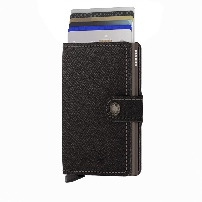 Geldbörse Miniwallet Saffiano mit RFID-Schutz Brown, Farbe: braun, Marke: Secrid, EAN: 8718215288510, Abmessungen in cm: 6.8x10.2x1.6, Bild 5 von 5