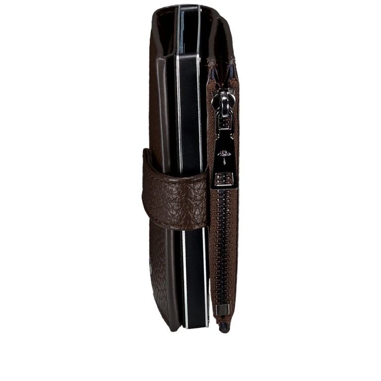 Geldbörse Cardona E-Cage C-Four mit RFID-Schutz, Farbe: schwarz, braun, Marke: Joop!, Abmessungen in cm: 7x10.5x2.5, Bild 3 von 6