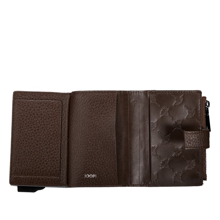 Geldbörse Cardona E-Cage C-Four mit RFID-Schutz, Farbe: schwarz, braun, Marke: Joop!, Abmessungen in cm: 7x10.5x2.5, Bild 6 von 6