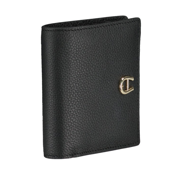 Geldbörse Zita mit RFID-Schutz, Farbe: schwarz, grau, blau/petrol, cognac, orange, beige, Marke: AIGNER, Abmessungen in cm: 10.5x9.5x2, Bild 2 von 4