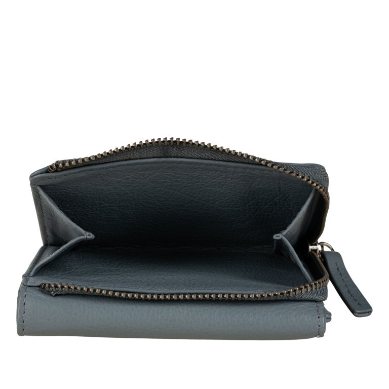 Geldbörse Luise 454 mit RFID-Schutz, Farbe: schwarz, blau/petrol, taupe/khaki, grün/oliv, rosa/pink, orange, beige, Marke: Flanigan, Abmessungen in cm: 11x8.5x4, Bild 5 von 5