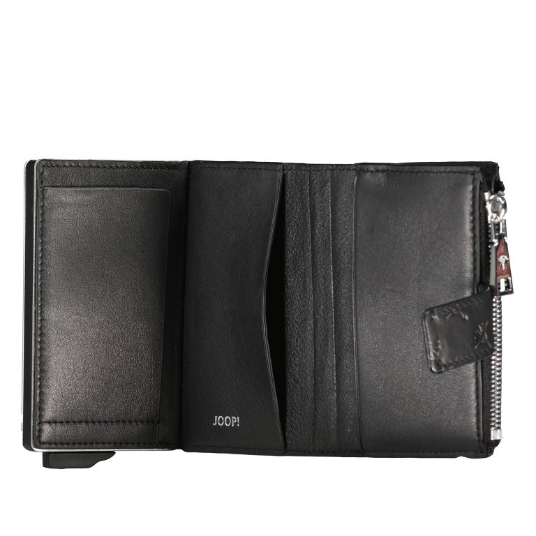Geldbörse Leggero Stampa E-Cage C-Four mit RFID-Schutz Black, Farbe: schwarz, Marke: Joop!, EAN: 4048835172598, Abmessungen in cm: 7x10.5x2.5, Bild 6 von 6