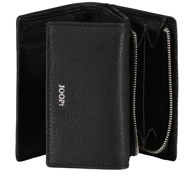 Geldbörse Lantea Simona SH4F, Farbe: schwarz, grau, blau/petrol, cognac, grün/oliv, rot/weinrot, rosa/pink, orange, Marke: Joop!, Abmessungen in cm: 11x9.3x3, Bild 5 von 5