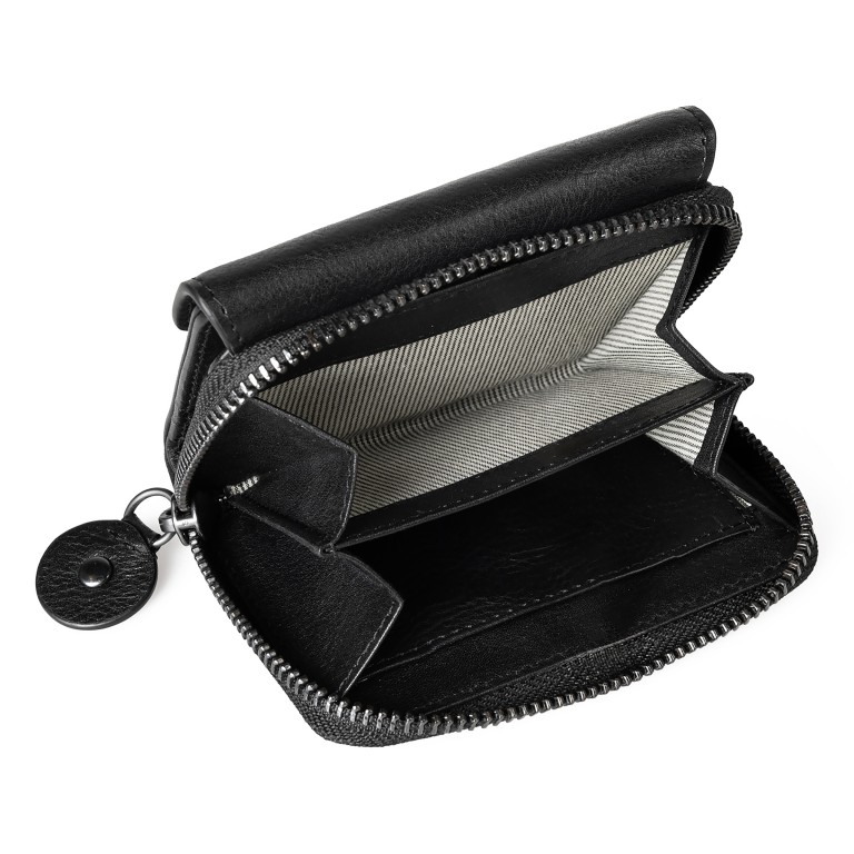 Geldbörse Grandma's Luxury Club Judy mit RFID-Schutz, Farbe: schwarz, grau, blau/petrol, cognac, beige, Marke: Aunts & Uncles, Abmessungen in cm: 10.5x8.5x2.5, Bild 6 von 7