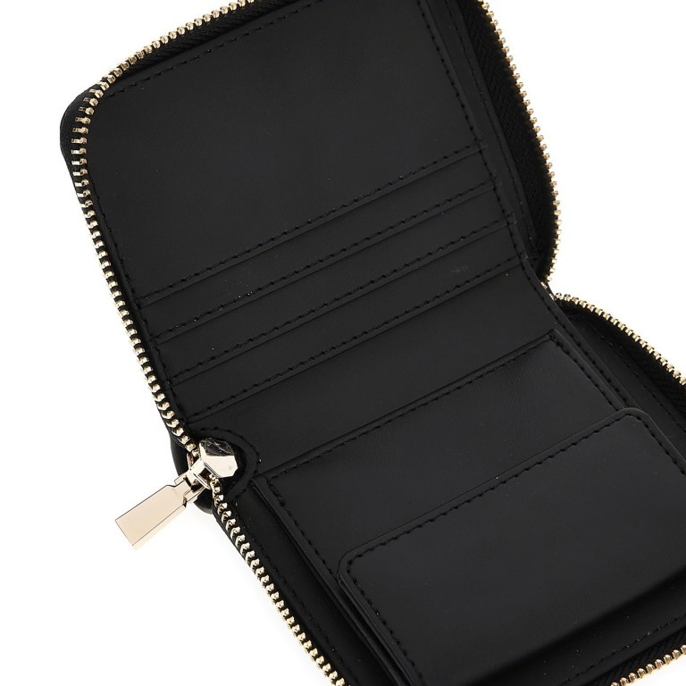Geldbörse Laurel, Farbe: schwarz, beige, Marke: Guess, Abmessungen in cm: 11.3x9.5x2.5, Bild 3 von 4