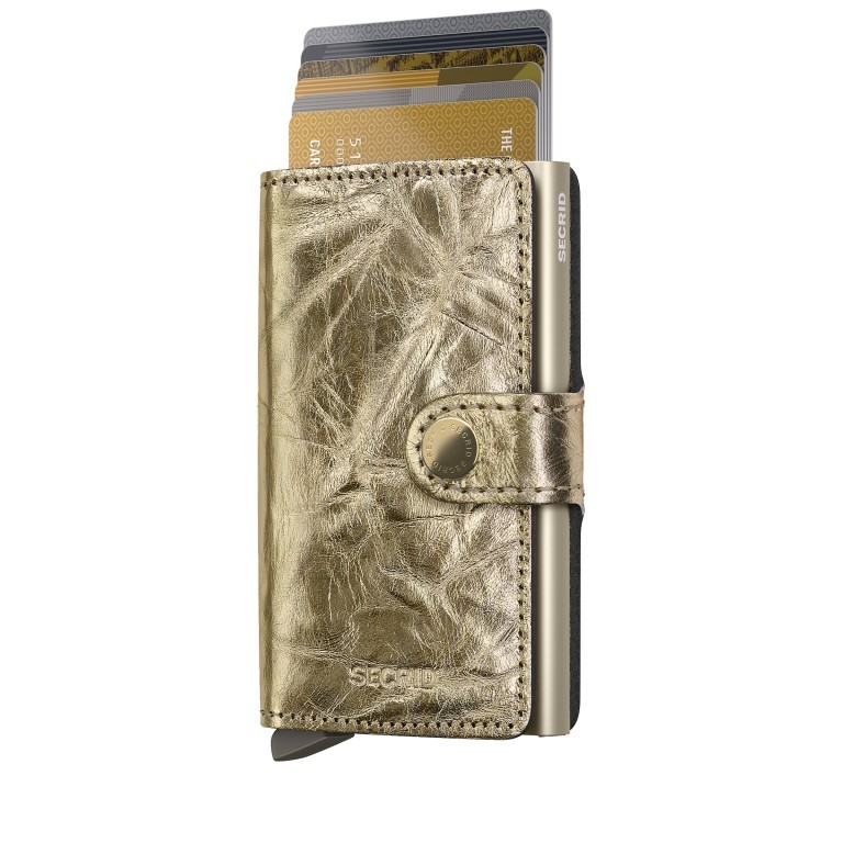 Geldbörse Miniwallet Crunch mit RFID-Schutz, Farbe: metallic, Marke: Secrid, Abmessungen in cm: 6.8x10.2x2.1, Bild 5 von 5