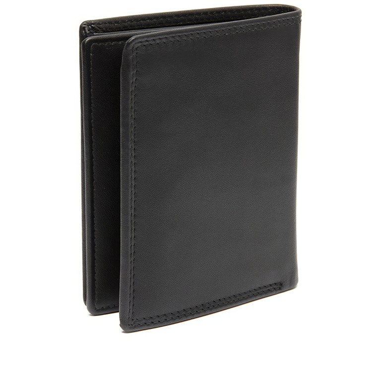 Geldbörse Soft Nappa Series Vincent mit RFID-Schutz, Farbe: schwarz, braun, Marke: The Chesterfield Brand, Abmessungen in cm: 8.5x10.5x2, Bild 3 von 6