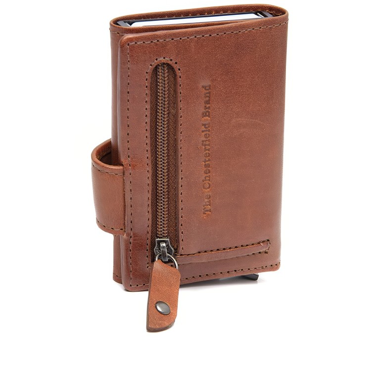 Geldbörse Novum Series Larino mit RFID-Schutz, Farbe: schwarz, braun, cognac, Marke: The Chesterfield Brand, Abmessungen in cm: 7x10x2, Bild 2 von 8