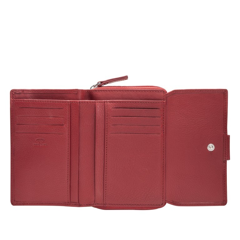 Geldbörse Kirschroth Diethilde mit RFID-Schutz Rot, Farbe: rot/weinrot, Marke: Maitre, EAN: 4053533532353, Abmessungen in cm: 13.5x9.5x2.5, Bild 4 von 6
