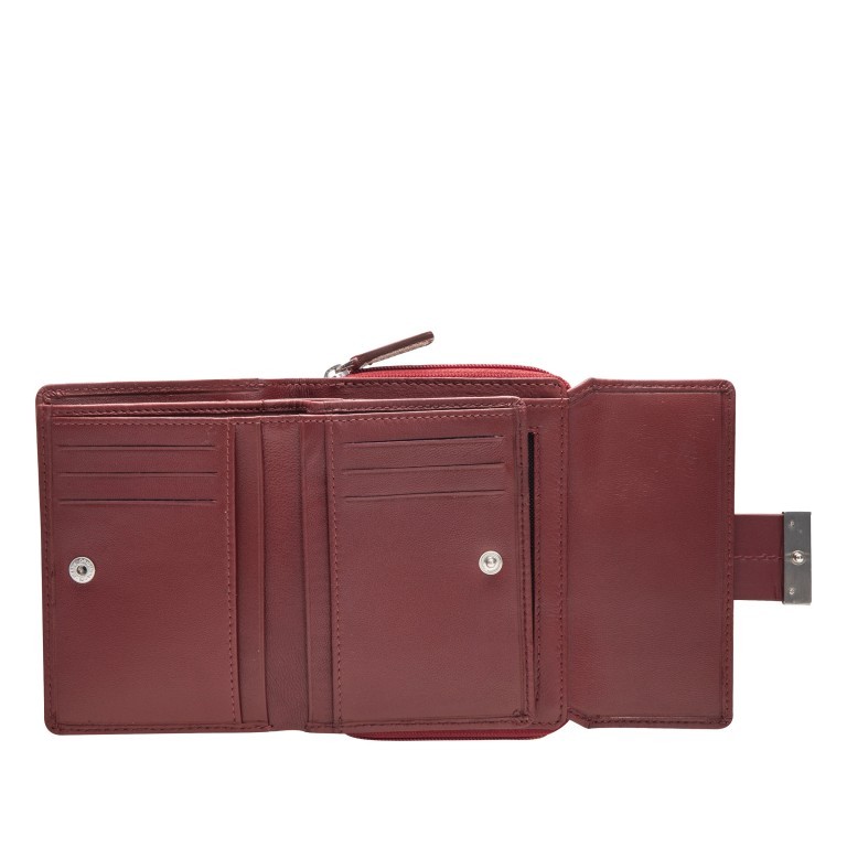 Geldbörse Bärenbach Diethilde Rot, Farbe: rot/weinrot, Marke: Maitre, EAN: 4053533531929, Abmessungen in cm: 12x9.5x3, Bild 5 von 8