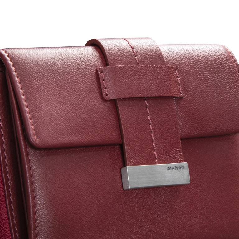 Geldbörse Bärenbach Diethilde Rot, Farbe: rot/weinrot, Marke: Maitre, EAN: 4053533531929, Abmessungen in cm: 12x9.5x3, Bild 7 von 8
