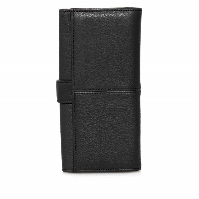 Geldbörse Vintage Leonie Wallet Black, Farbe: schwarz, Marke: Liebeskind Berlin, EAN: 4051436837728, Abmessungen in cm: 19x9.5x3.5, Bild 4 von 4