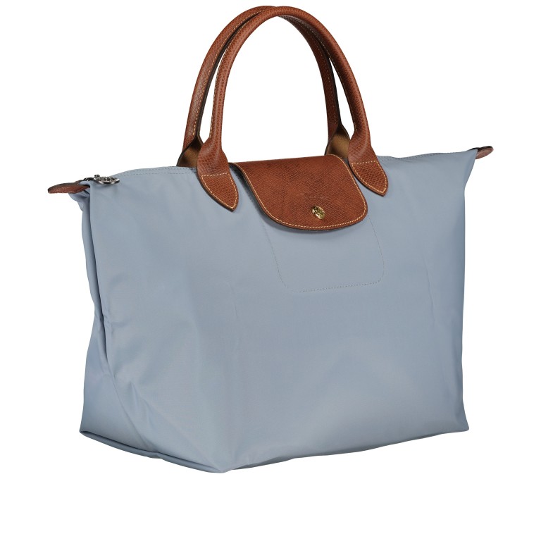 Handtasche Le Pliage Handtasche M Pearl, Farbe: grau, Marke: Longchamp, EAN: 3597922437030, Abmessungen in cm: 30x28x20, Bild 2 von 5