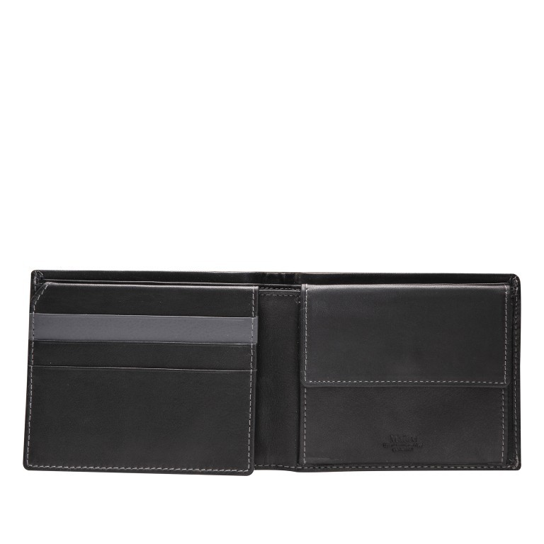 Geldbörse Tinello Galbert Schwarz, Farbe: schwarz, Marke: Maitre, EAN: 4006053087872, Abmessungen in cm: 12x9.7x2, Bild 4 von 6