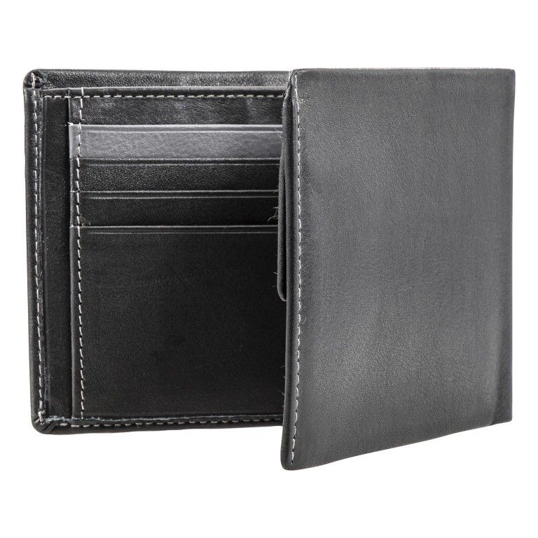 Geldbörse Tinello Gilbrecht, Farbe: schwarz, braun, Marke: Maitre, Abmessungen in cm: 12.3x9.2x2, Bild 3 von 5