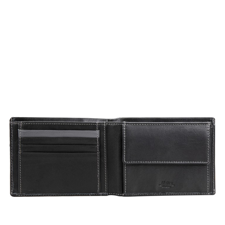 Geldbörse Tinello Gilbrecht, Farbe: schwarz, braun, Marke: Maitre, Abmessungen in cm: 12.3x9.2x2, Bild 4 von 5