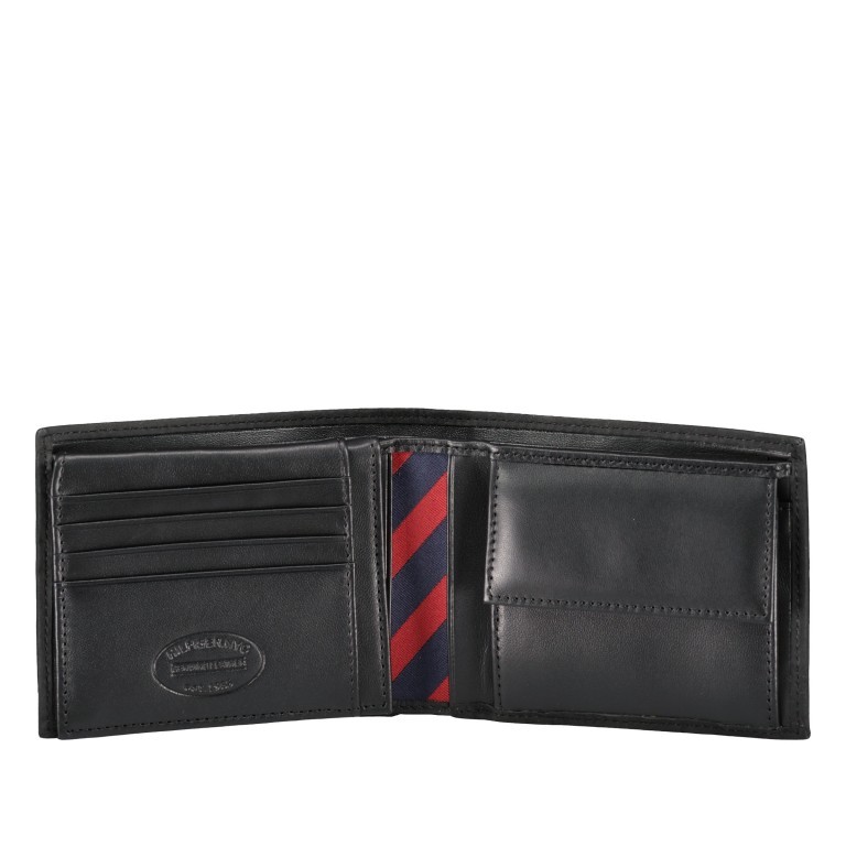 Geldbörse Johnson Credit Card Flap and Coin Pocket Black, Farbe: schwarz, Marke: Tommy Hilfiger, EAN: 8718937965409, Bild 3 von 4